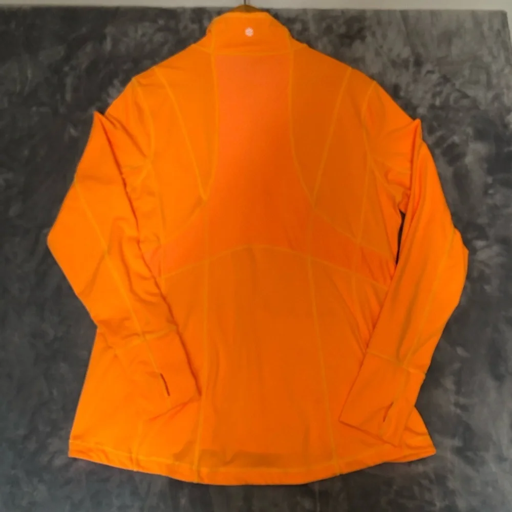 Tangerine Women's Bright Orange Zip-up Jacket Size XL - Picture 10 of 10